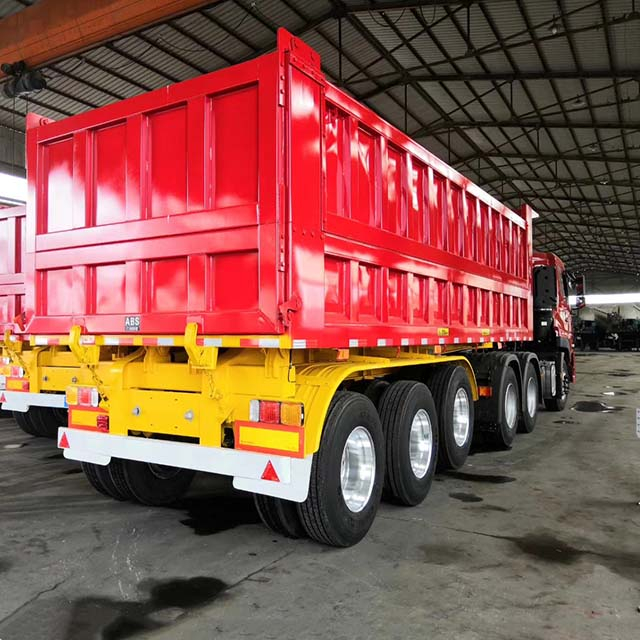 40 Ton High Side End Dump Trailer For Sale